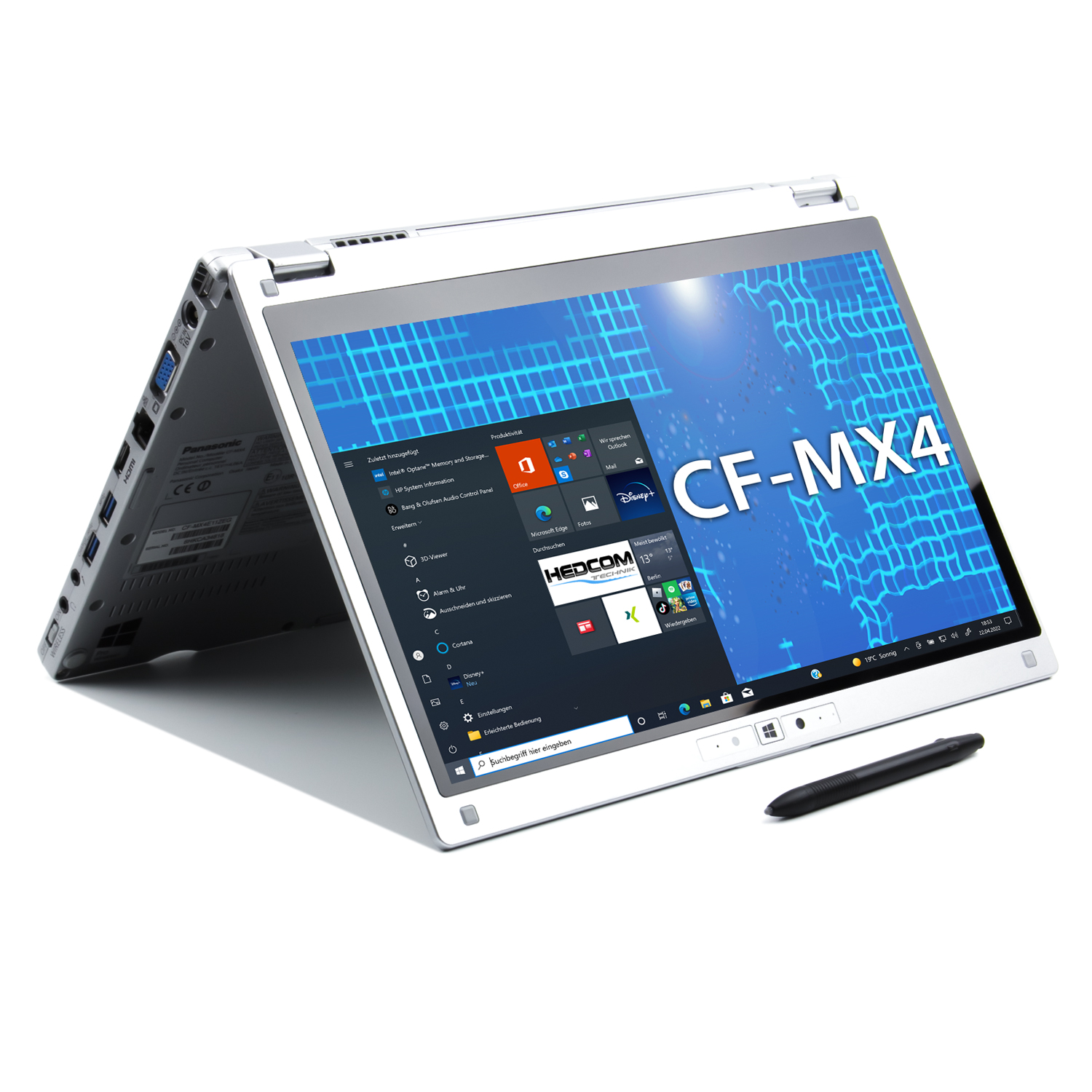 Panasonic Toughbook CF-MX4, i5 5300U vPro, 2,30 GHz, 8GB, 256 SSD