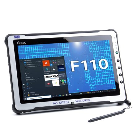 Getac F110 G4 Fully Rugged Tablet, Core i5-7200U, 2.5GHz, 8GB, 256GB SSD